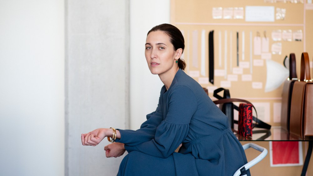 Emilia Wickstead in her studio