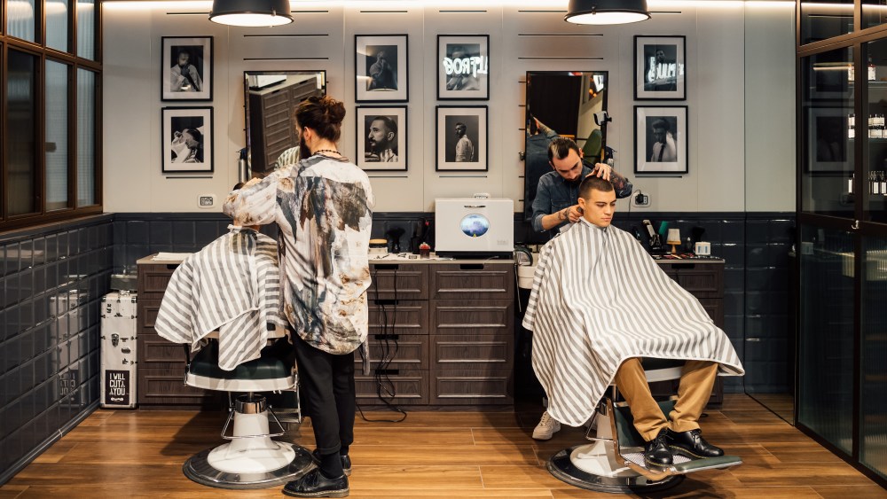 A Bullfrog barber shop.