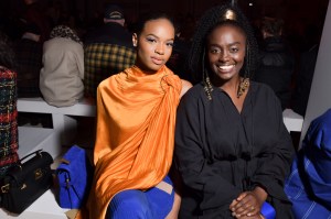 Didi Stone and a guest in the front row