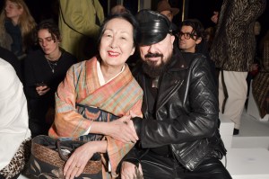 Setsuko De Rola Klossowska and Peter Marino in the front row