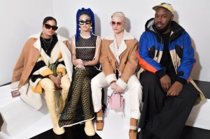 Sita Abellan, Kiddy Smile and guests in the front row