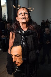 Michele Lamy in the front row