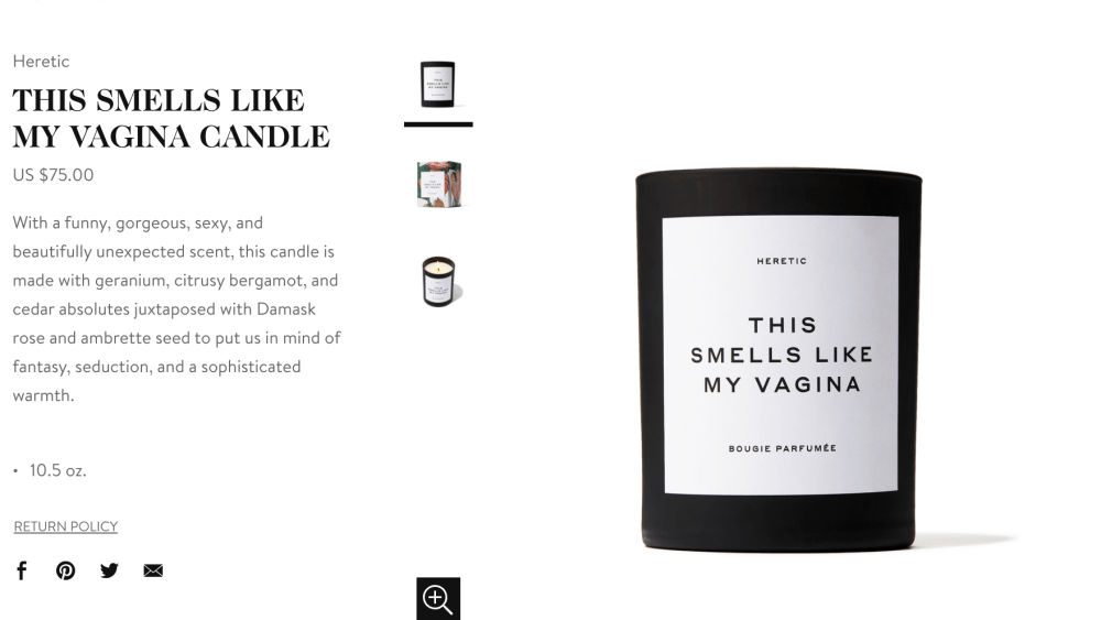 Goop Vagina Candle
