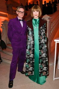Hamish Bowles and Anna Wintour