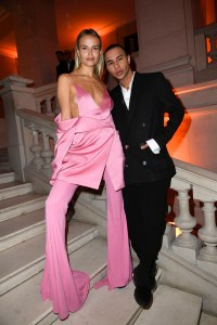 Natasha Poly and Olivier Rousteing