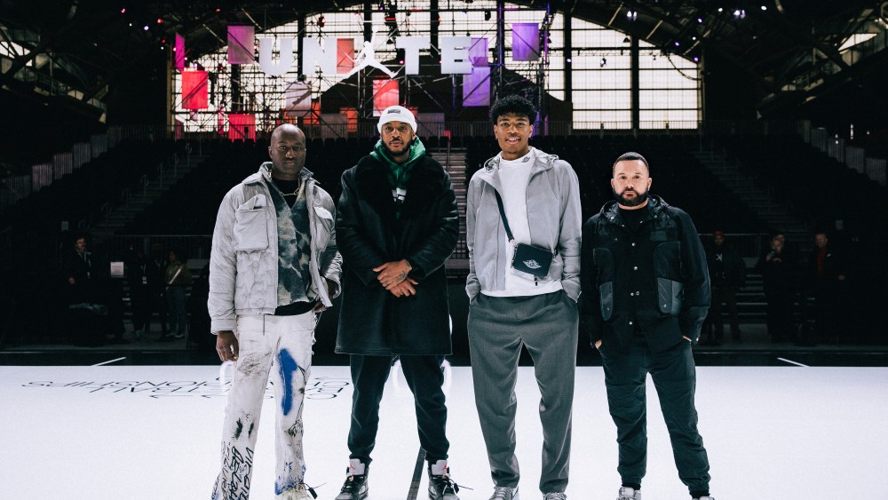 Virgil Abloh, Carmelo Anthony, Rui Hachimura and Kim Jones
