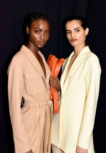 Backstage at Jonathan Simkhai RTW Fall 2020