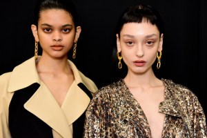 Backstage at Jonathan Simkhai RTW Fall 2020