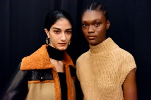Backstage at Jonathan Simkhai RTW Fall 2020