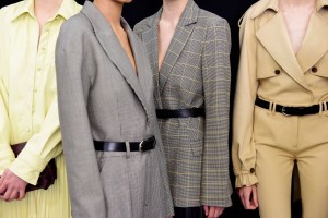 Backstage at Jonathan Simkhai RTW Fall 2020