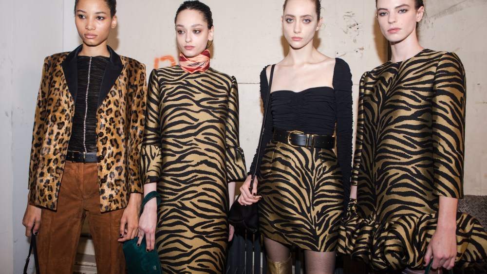 Backstage at Khaite RTW Fall 2020