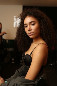 Backstage at Kim Shui RTW Fall 2020