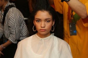 Backstage at Kim Shui RTW Fall 2020