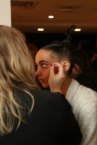 Backstage at Kim Shui RTW Fall 2020