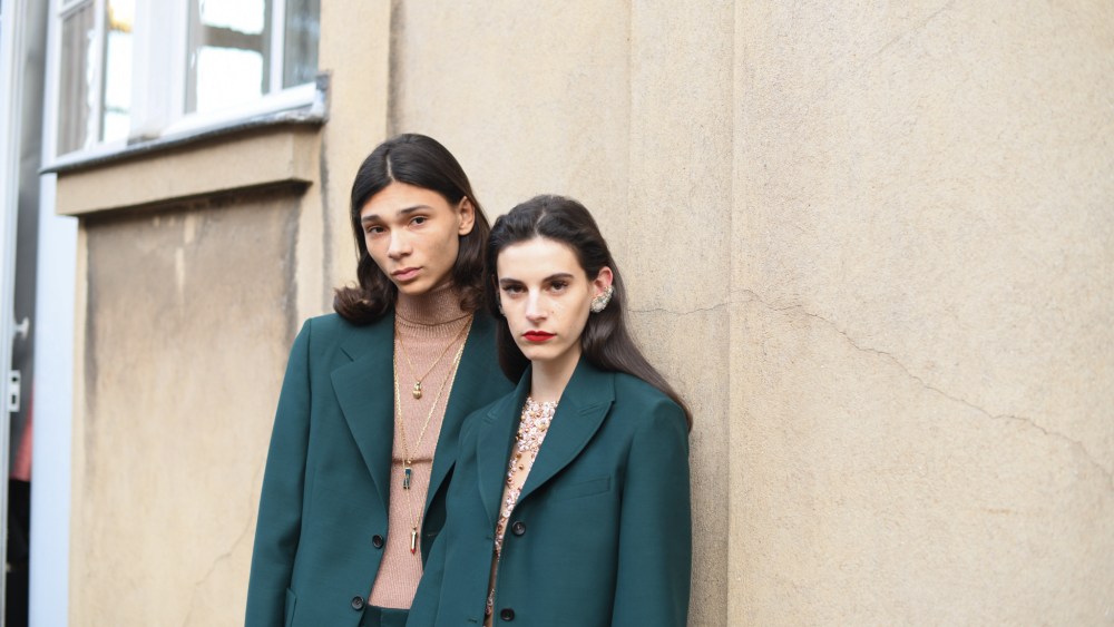 Backstage at Lanvin RTW Fall 2020