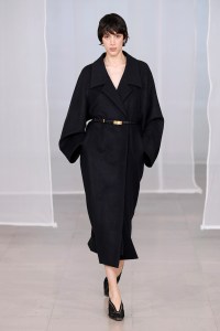 Model on the catwalk