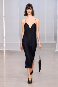 Model on the catwalk