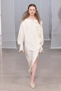 Model on the catwalk