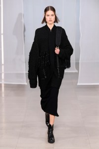 Model on the catwalk