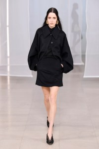 Model on the catwalk
