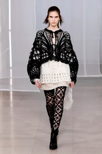 Model on the catwalk