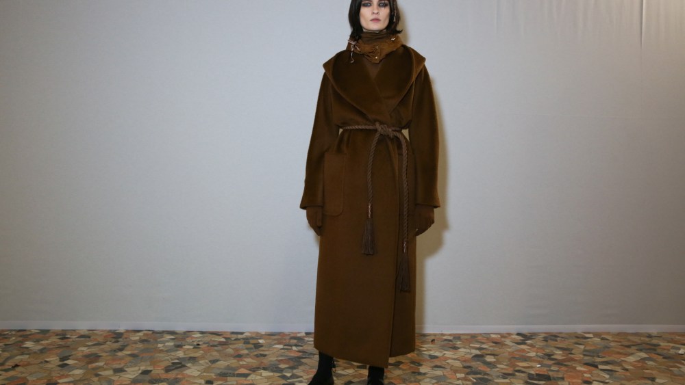 Backstage at Max Mara RTW Fall 2020