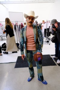 Backstage at Missoni RTW Fall 2020.