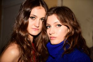 Backstage at Monse RTW Fall 2020