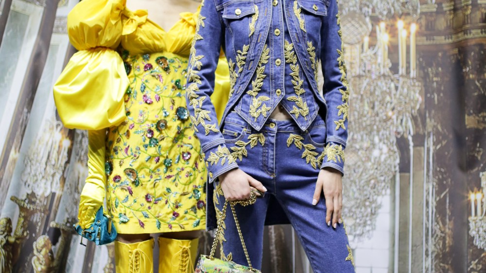 Backstage at Moschino RTW Fall 2020
