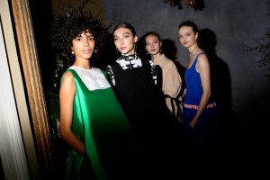 Models at the event.
