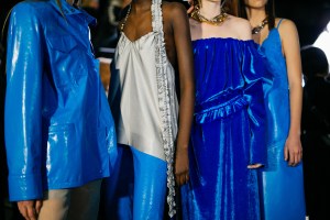 Backstage at Off-White RTW Fall 2020