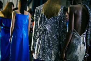 Backstage at Off-White RTW Fall 2020
