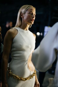 Backstage at Off-White RTW Fall 2020
