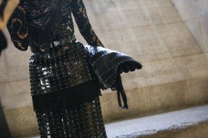 Backstage at Paco Rabanne RTW Fall 2020