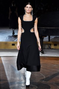 Model on the catwalkPrabal Gurung show, Runway, Fall Winter 2020, New York Fashion Week, USA - 11 Feb 2020