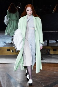 Model on the catwalkPrabal Gurung show, Runway, Fall Winter 2020, New York Fashion Week, USA - 11 Feb 2020