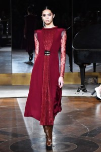 Model on the catwalkPrabal Gurung show, Runway, Fall Winter 2020, New York Fashion Week, USA - 11 Feb 2020