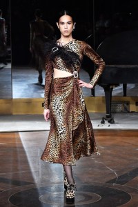 Model on the catwalkPrabal Gurung show, Runway, Fall Winter 2020, New York Fashion Week, USA - 11 Feb 2020