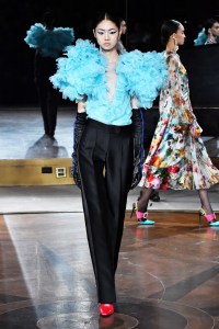 Model on the catwalkPrabal Gurung show, Runway, Fall Winter 2020, New York Fashion Week, USA - 11 Feb 2020