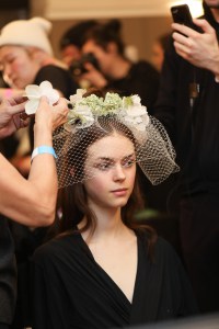 Backstage at Rodarte RTW Fall 2020
