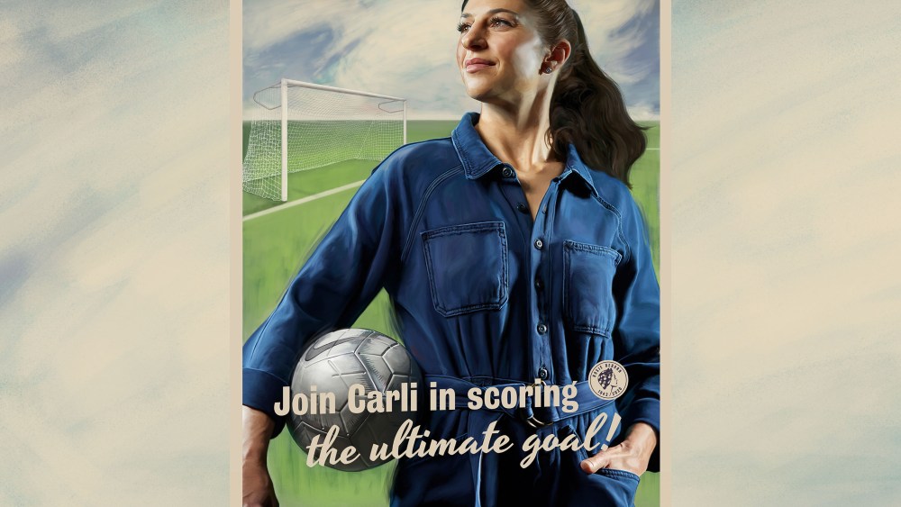 Soccer star Carli Lloyd is a modern-day Rosie the Riveter.