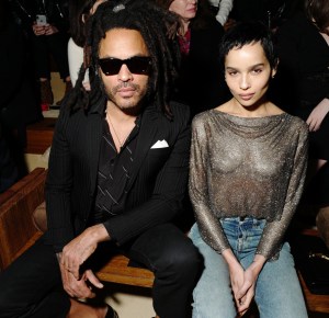 Lenny Kravitz and Zoe Kravitz
