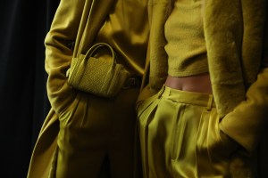 Backstage at Sally LaPointe RTW Fall 2020