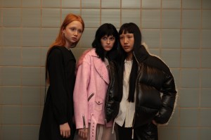 Backstage at Sandy Liang RTW Fall 2020