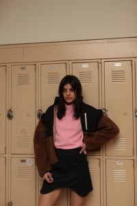 Backstage at Sandy Liang RTW Fall 2020