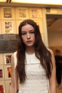 Backstage at Sandy Liang RTW Fall 2020