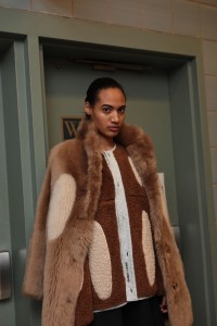 Backstage at Sandy Liang RTW Fall 2020