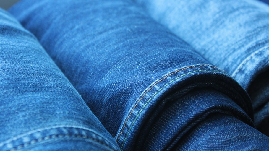 Denim texture or denim jeans background.