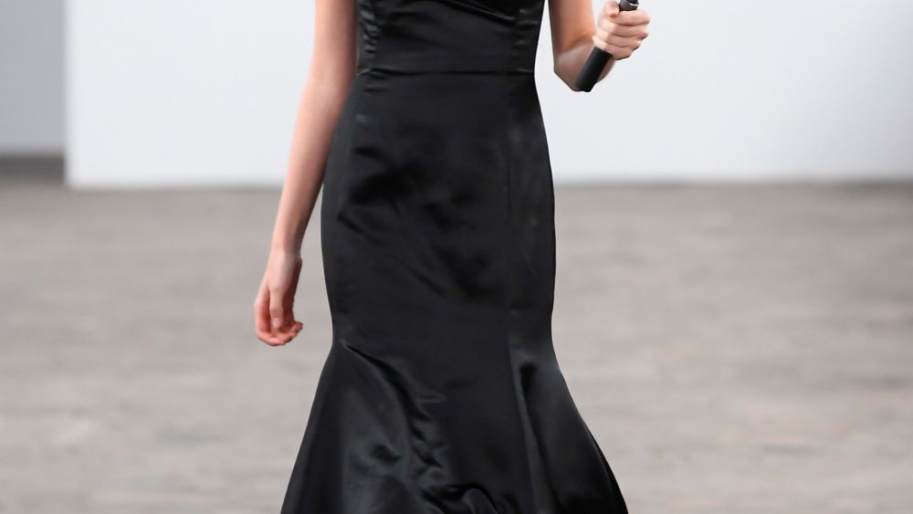 Model on the catwalkKimhekim show, Runway, Spring Summer 2020, Paris Fashion Week, France - 23 Sep 2019