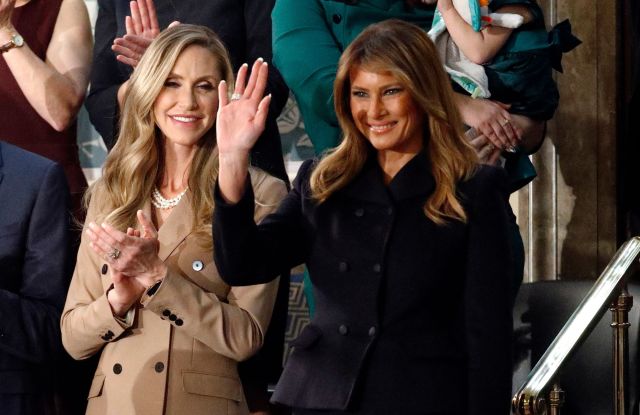 First Lady Melania Trump arrives before President Donald Trump delivers his State of the Union address to a joint session of Congress on Capitol Hill in WashingtonState of the Union, Washington, USA - 04 Feb 2020
